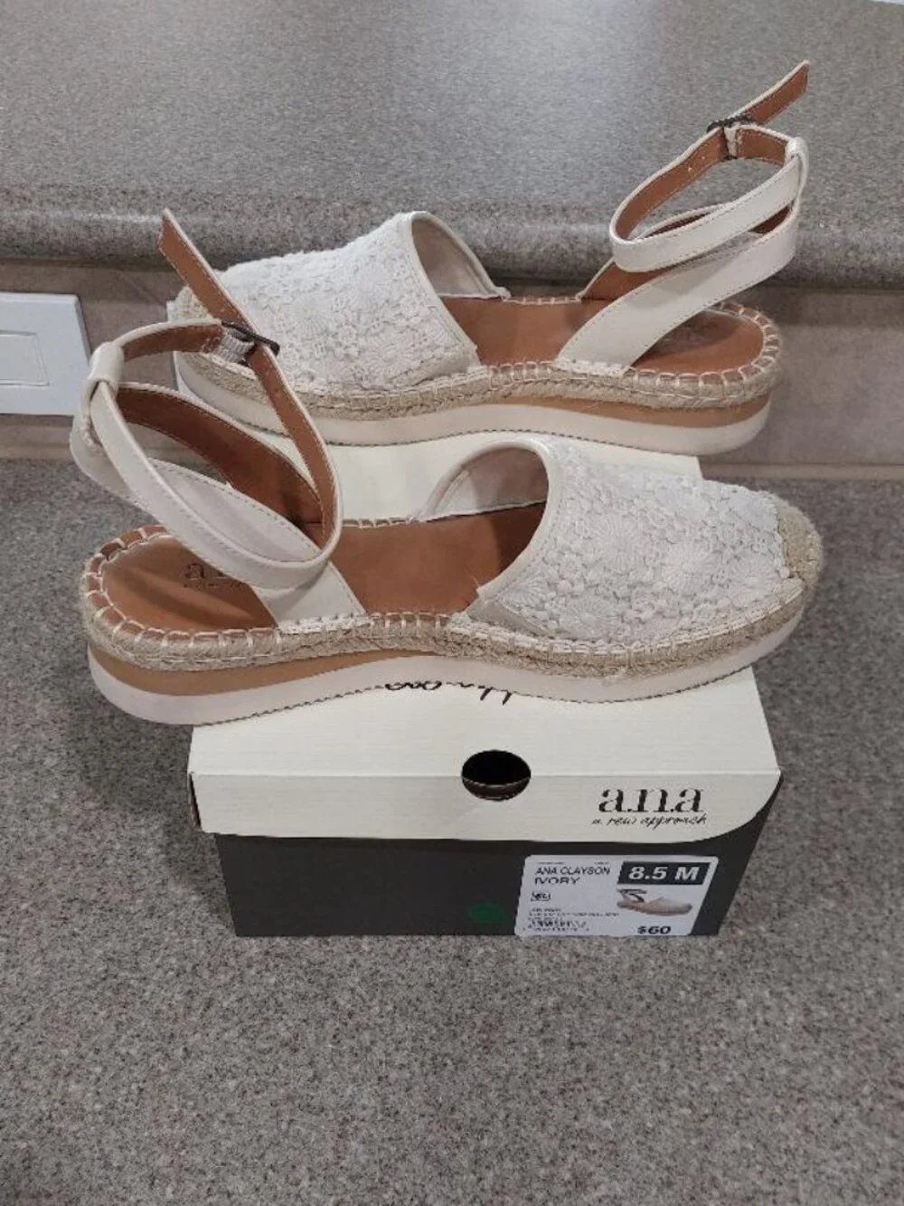 Cream Espadrilles